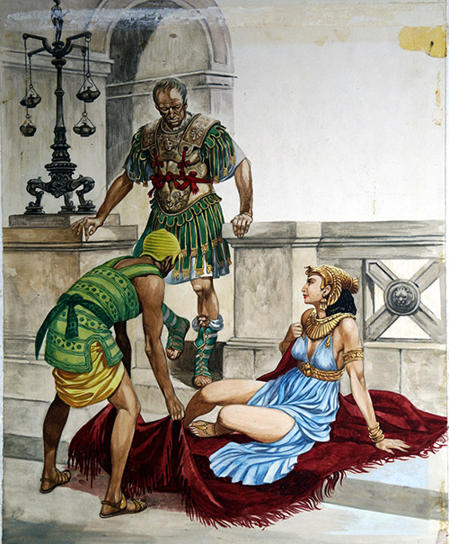 Caesar And Cleopatra (Original) by Peter Jackson Art at The Illustration Art Gallery