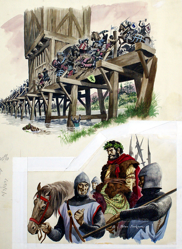 The Battle of Stirling (Original) (Signed) art by British History (Peter Jackson) at The Illustration Art Gallery