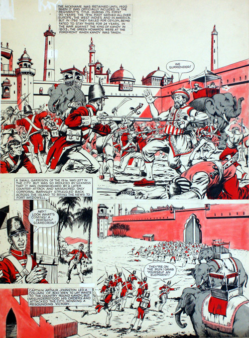 The Battling Yorkshiremen 1 (Original) by Sandy James Art at The Illustration Art Gallery