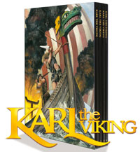 Karl the Viking The Collection (deluxe 4 volume set) (Signed) (Limited Edition)