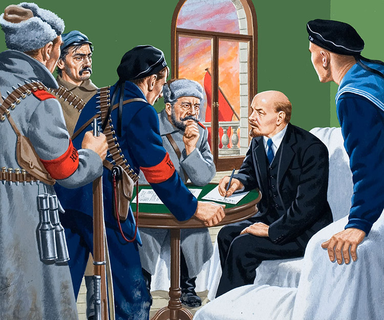 Lenin Returns (Original) by John Keay Art at The Illustration Art Gallery