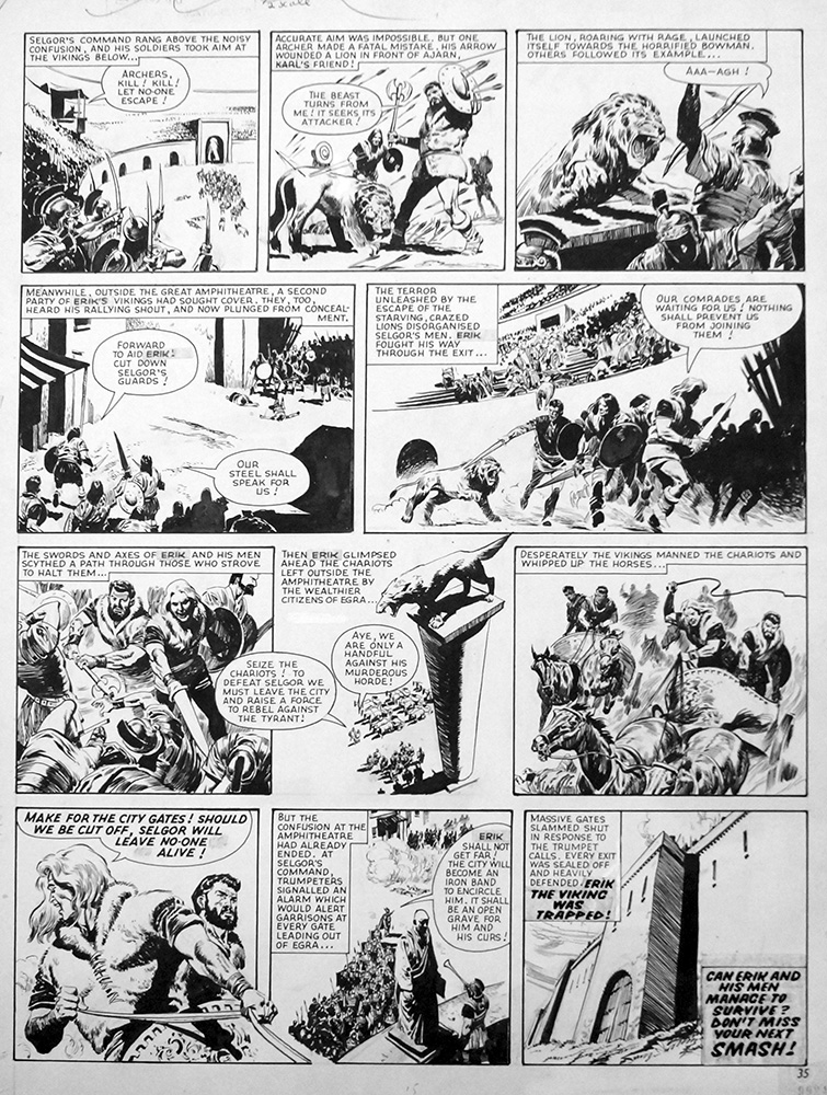 Karl the Viking 17th Feb 1962 page 2 (Original) art by Karl the Viking (Don Lawrence) at The Illustration Art Gallery