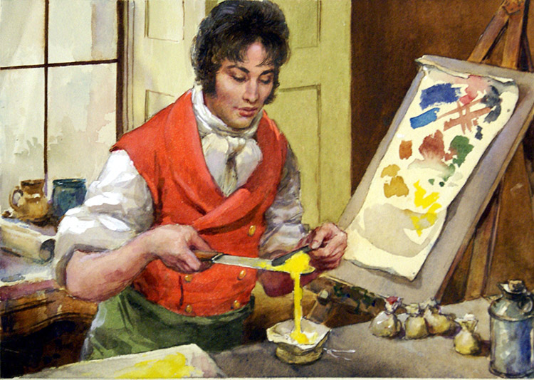 John Constable 3 (Original) by Frank Marsden Lea at The Illustration Art Gallery