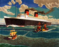 Three Notable ships (Original Macmillan Poster) (Print)