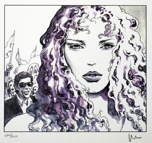 Revoir les toiles 4 (Limited Edition Print) (Signed) by The Star (Manara) at The Illustration Art Gallery