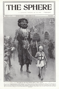 The Giant at the Lord Mayor's Show 1913  (original page The Sphere 1913) (Print)