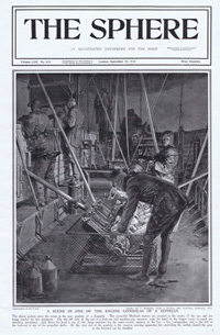 Scene in One of the Engine Gondolas of a Zeppelin