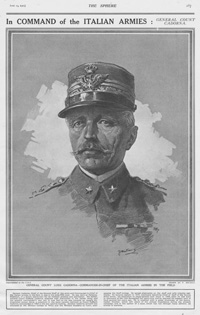 General Count Luigi Cadorna, Commander in Chief Italian Armies 1915