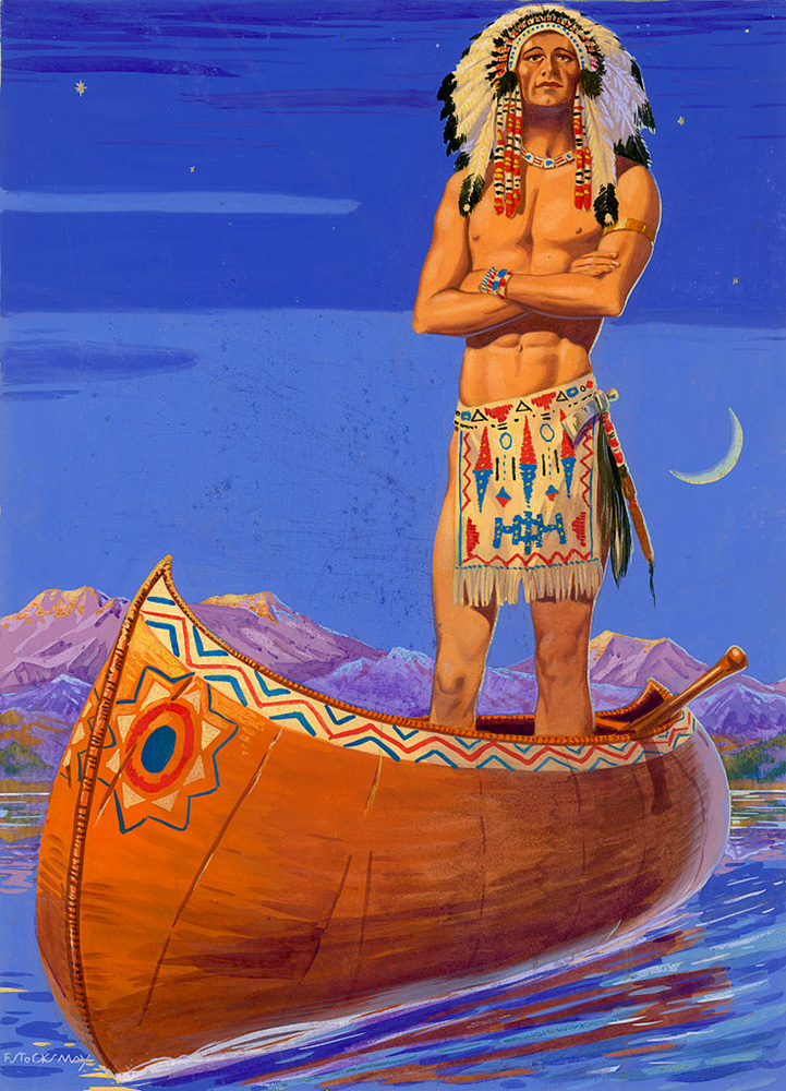 Hiawatha (Original) (Signed) art by F Stocks May at The Illustration Art Gallery