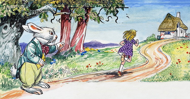 Lewis Carroll: Alice in Wonderland 21 (Original) by Alice in Wonderland (Mendoza) at The Illustration Art Gallery