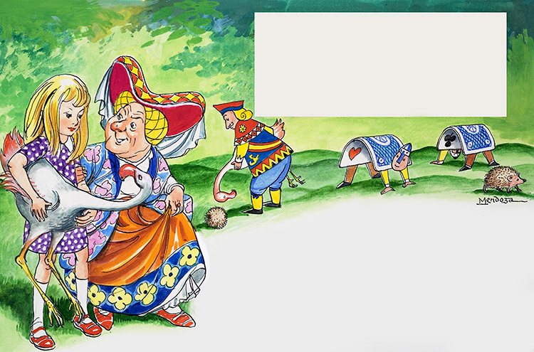 Lewis Carroll: Alice in Wonderland 55 (Original) (Signed) by Alice in Wonderland (Mendoza) at The Illustration Art Gallery