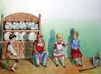 The Borrowers - Dresser art by Philip Mendoza