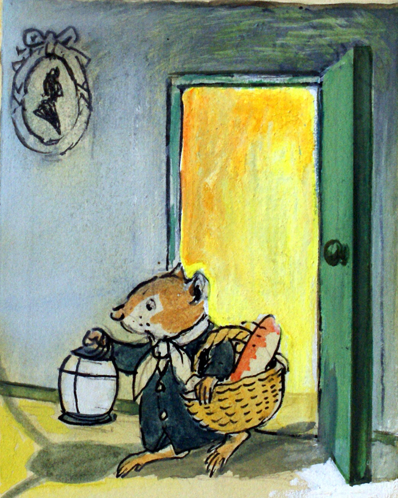The Wind in the Willows: Rat leaves home (Original) art by Wind in the Willows (Mendoza) at The Illustration Art Gallery
