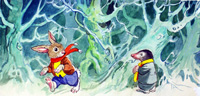 The Wind in the Willows: Mole meets Rabbit in the Wild Wood (Original)