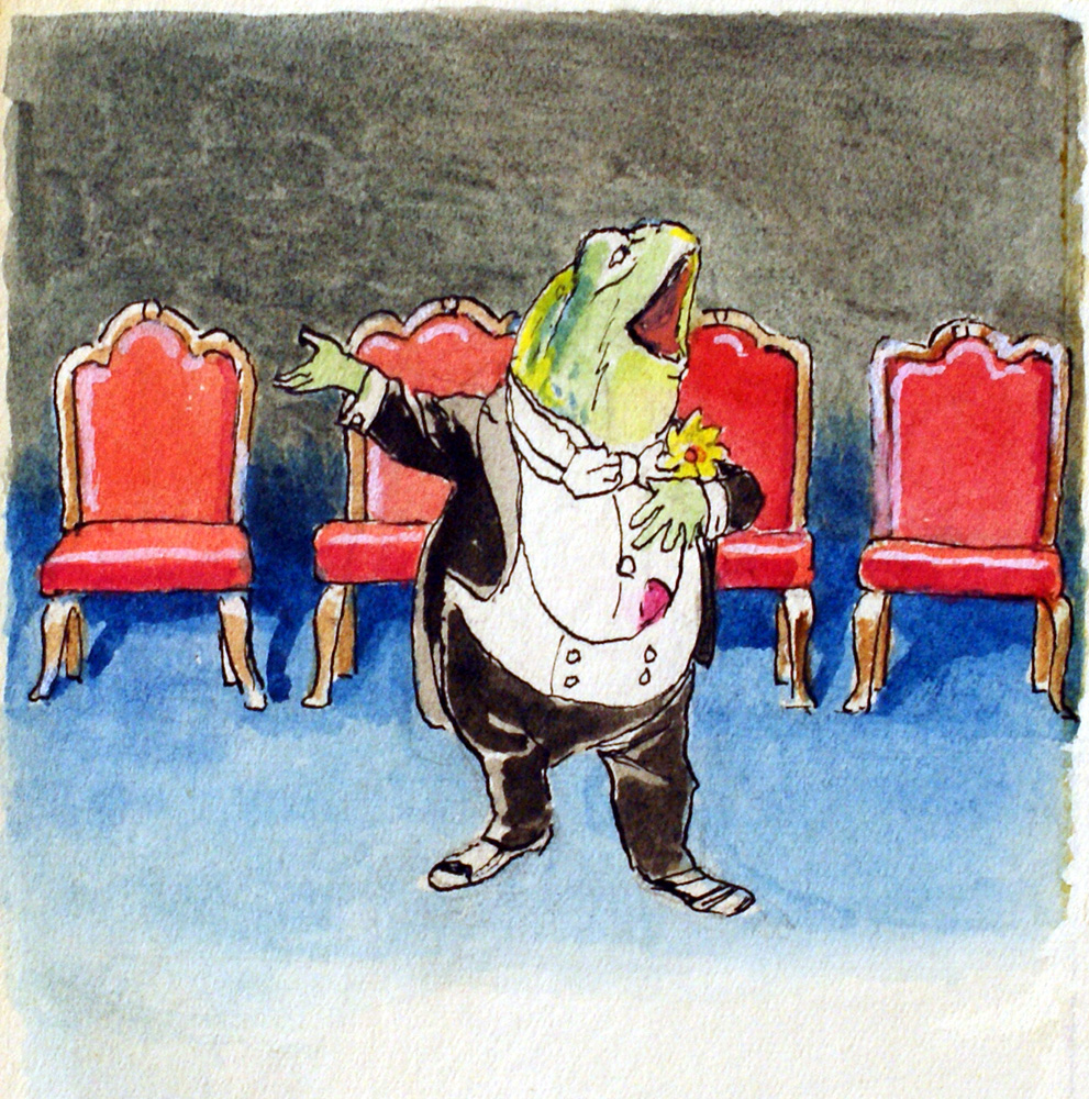 The Wind in the Willows: Toad Sings (Original) art by Wind in the Willows (Mendoza) at The Illustration Art Gallery