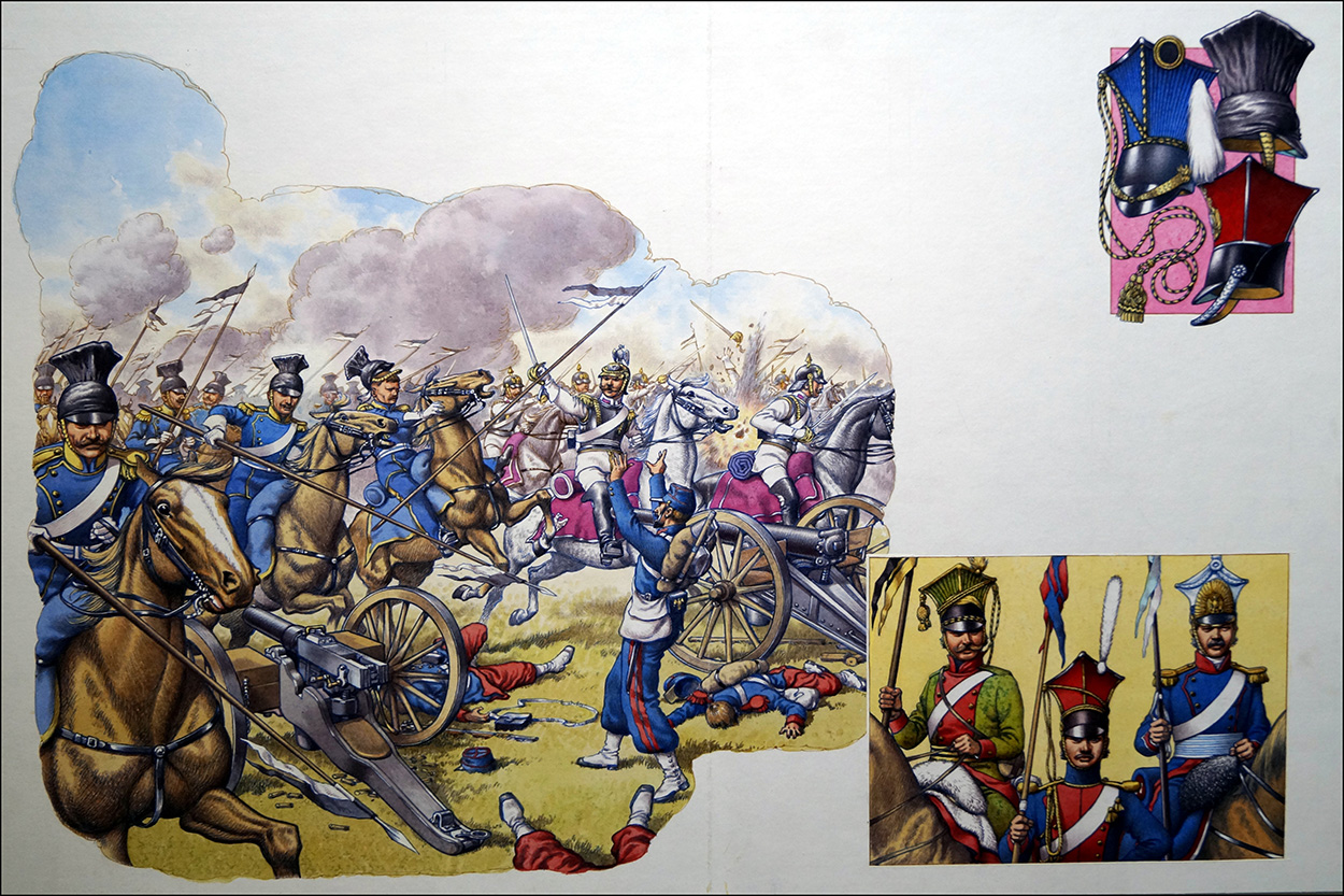 Warriors of the World - The Uhlans (Original) art by Military Conflict (Pat Nicolle) at The Illustration Art Gallery