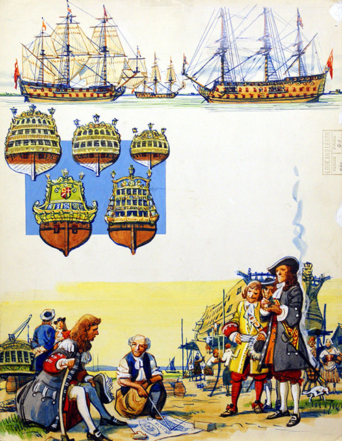 Scrapbook of the British Sailor: A Period of Change (Original) by Eric Parker Art at The Illustration Art Gallery