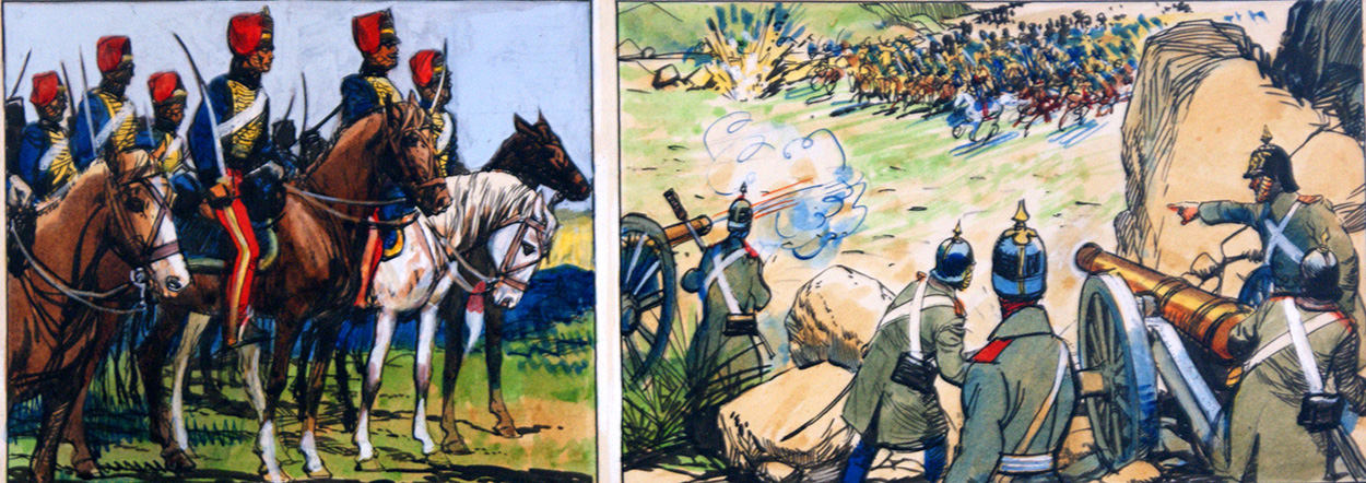 Black Beauty - On My Command! (TWO panels) (Originals) art by Black Beauty (Parker) at The Illustration Art Gallery