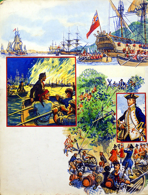 The Capture of Quebec (Original) by Eric Parker Art at The Illustration Art Gallery