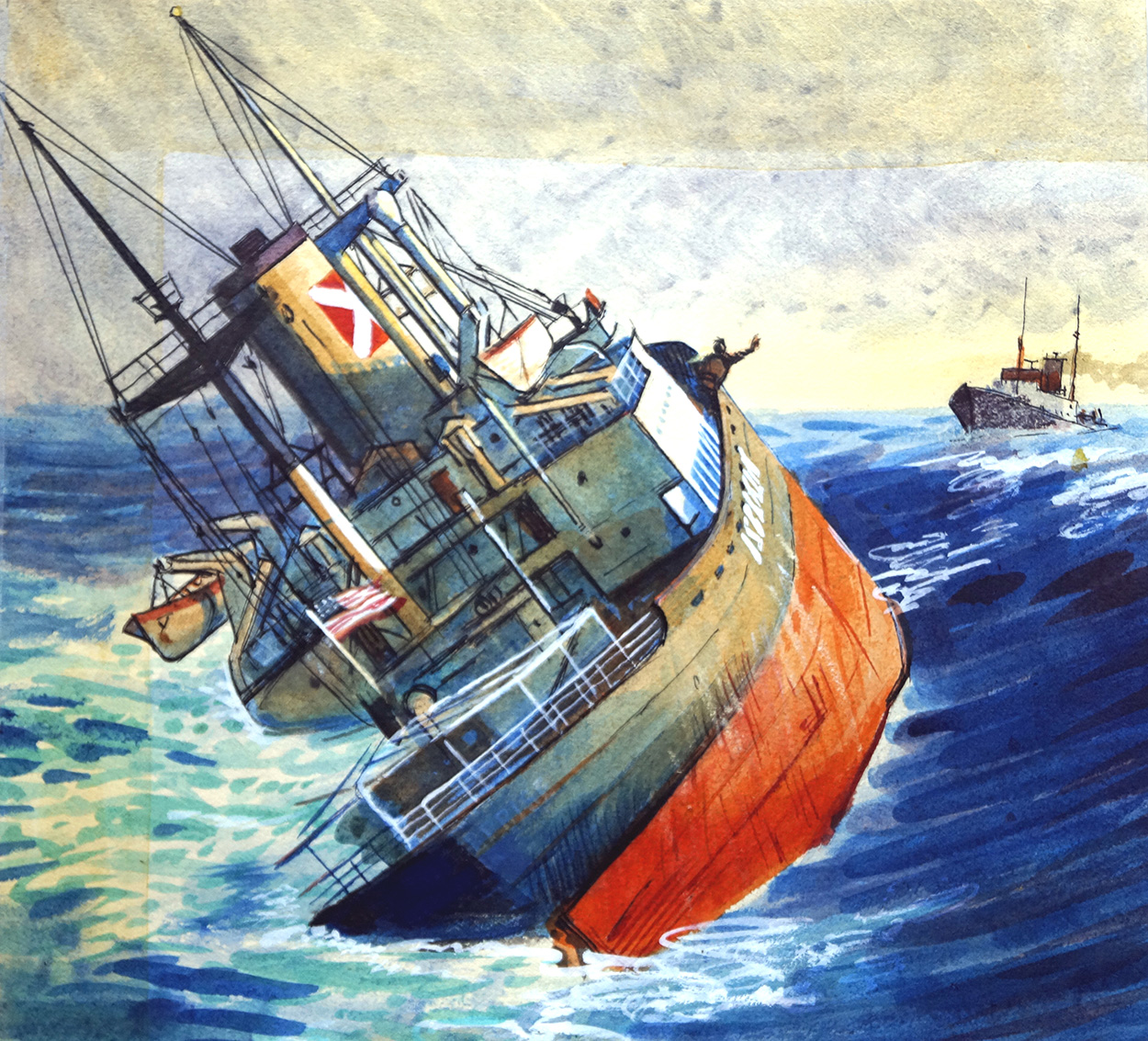 Those In Peril At Sea (Original) art by Eric Parker Art at The Illustration Art Gallery