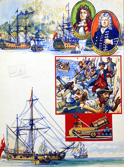 Capturing Gibraltar (Original) by Eric Parker at The Illustration Art Gallery