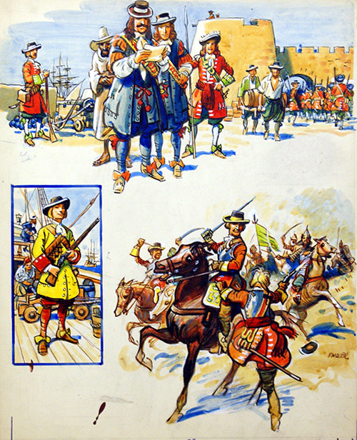 The Army's First Battle Honour (Original) (Signed) by Eric Parker Art at The Illustration Art Gallery