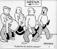 Temper - Parade Magazine Cartoon (Original) (Signed)
