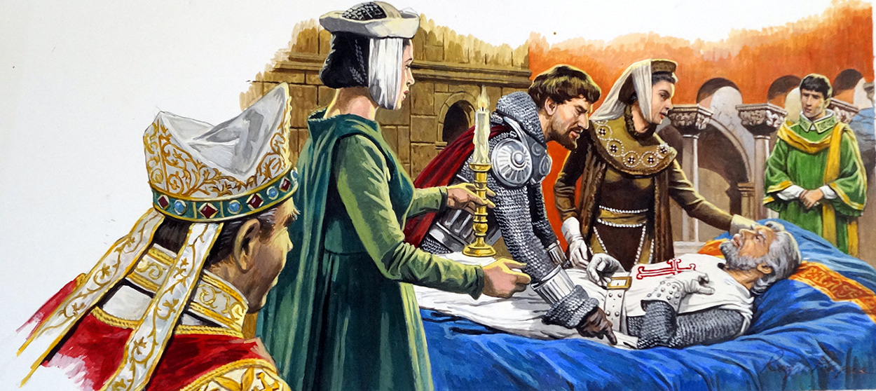 Myths and Legends: The Story of El Cid (Original) (Signed) art by Roger Payne Art at The Illustration Art Gallery