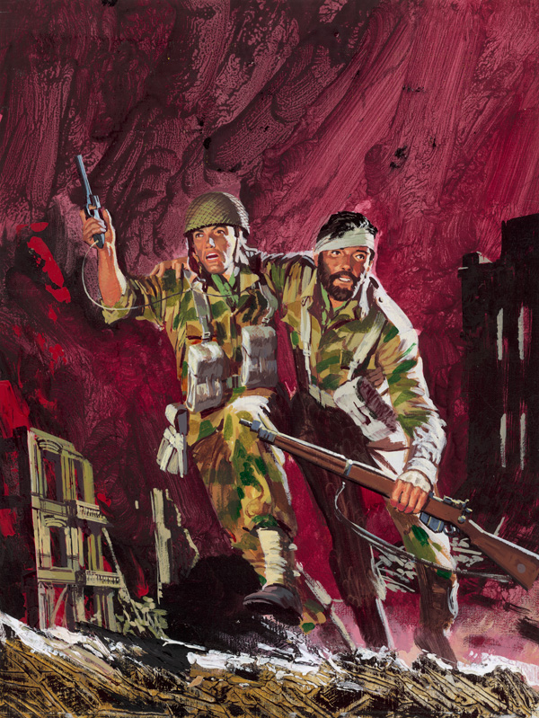 War Picture Library cover #535  'Zone of Conflict' (Original) by Jordi Penalva Art at The Illustration Art Gallery