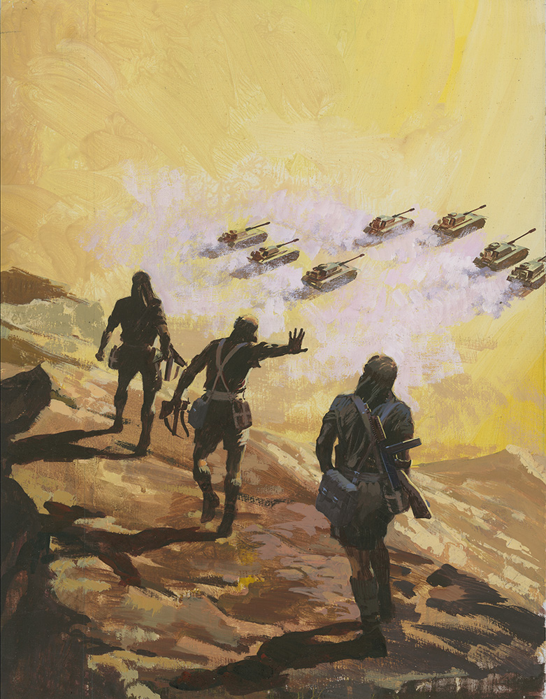 War Picture Library cover #542  'Operation Swindle' (Original) art by Jordi Penalva Art at The Illustration Art Gallery