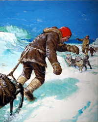 Horror in the Arctic art by Ken Petts