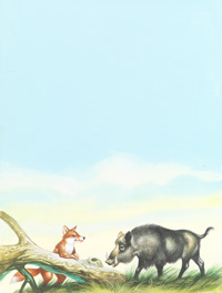 The Wild Boar and the Fox (Original)