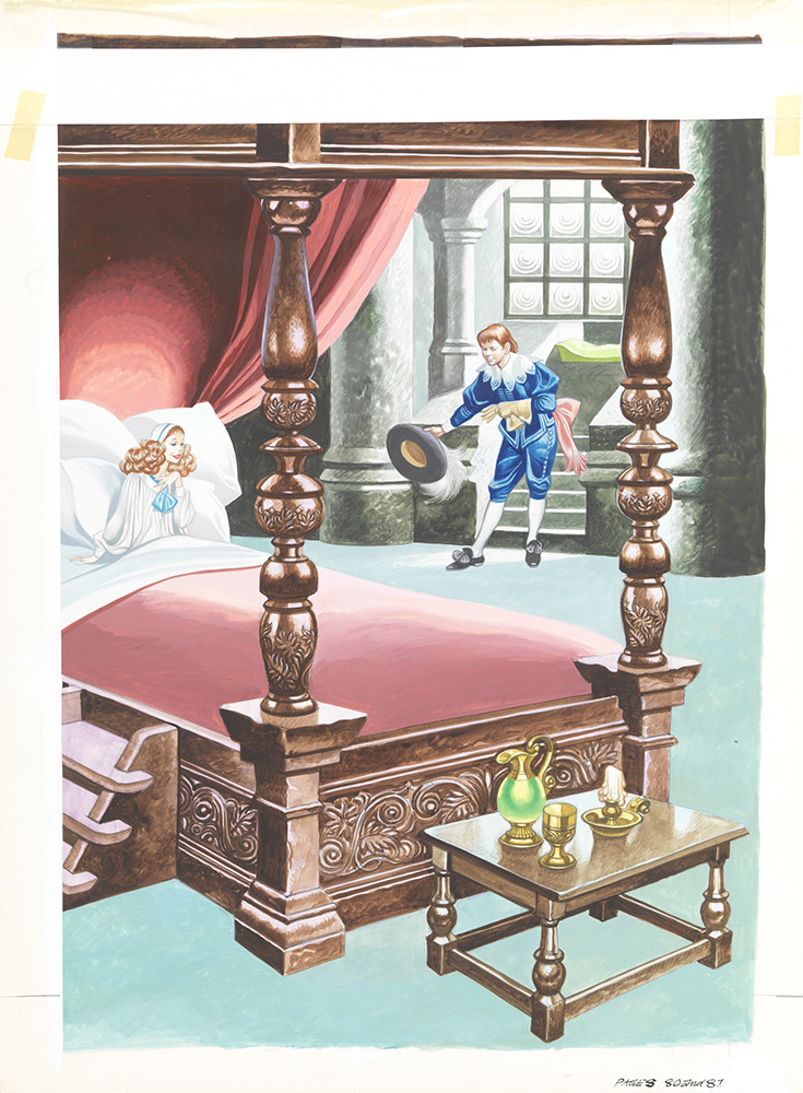 The Real Princess (Princess and the Pea) (Original) art by The Real Princess (Ron Embleton) at The Illustration Art Gallery