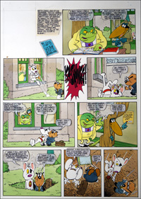 Danger Mouse - Sinking Feeling (TWO pages) (Originals)