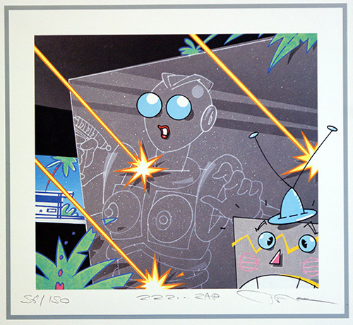 ZZZap (Limited Edition Print) (Signed) by Peter Richardson at The Illustration Art Gallery