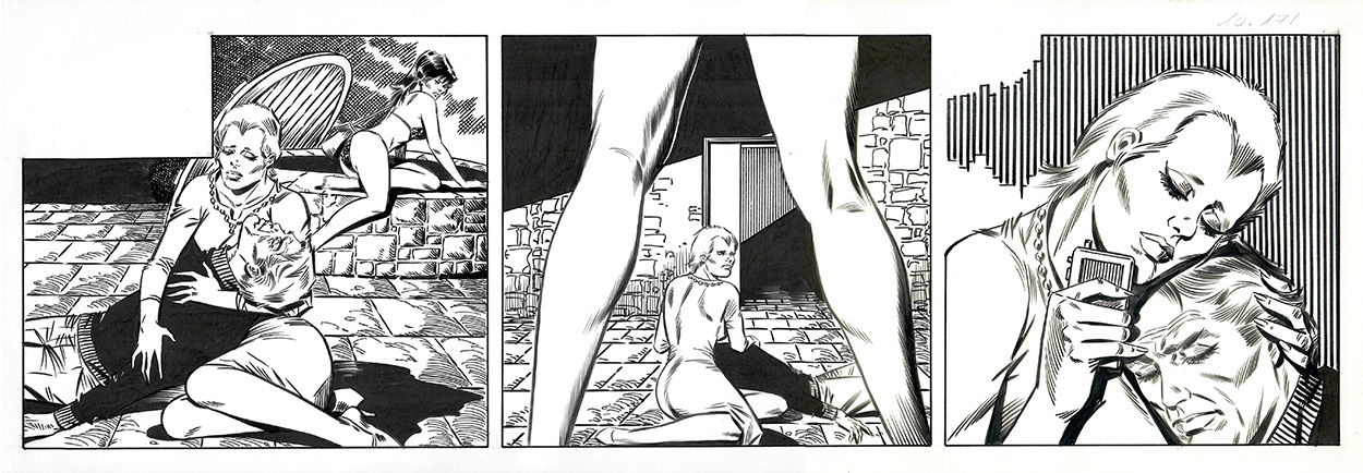 Modesty Blaise #10171 - The Zombie (Original) art by Modesty Blaise (Romero) Art at The Illustration Art Gallery