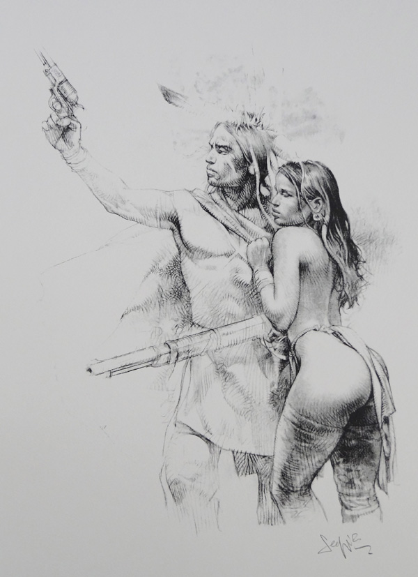 Firearms (Limited Edition Print) (Signed) by Paolo Serpieri Art at The Illustration Art Gallery