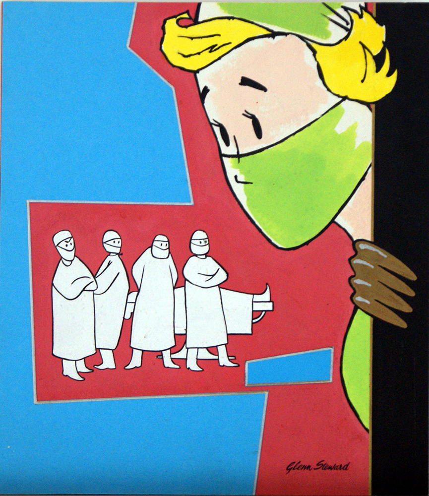 Come Again, Nurse (Original) (Signed) art by Glenn Steward at The Illustration Art Gallery