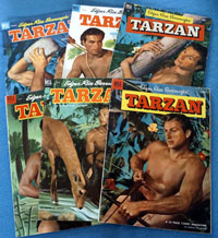 Collection of 6 Dell Tarzan comics at The Book Palace