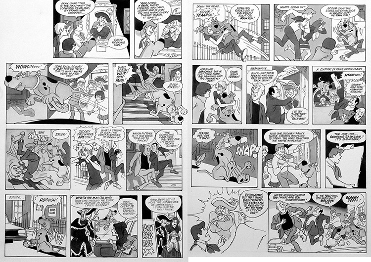 Scooby Doo: Snarling Cavalier (TWO pages) (Originals) by Scooby Doo (Titcombe) at The Illustration Art Gallery