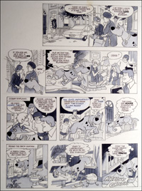 Scooby Doo: Skeleton - Complete Gag (TWO pages) (Originals)