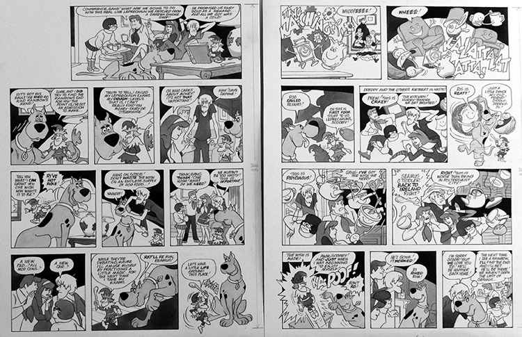 Scooby Doo: Leprechaun 2 (TWO pages) (Originals) by Scooby Doo (Titcombe) at The Illustration Art Gallery