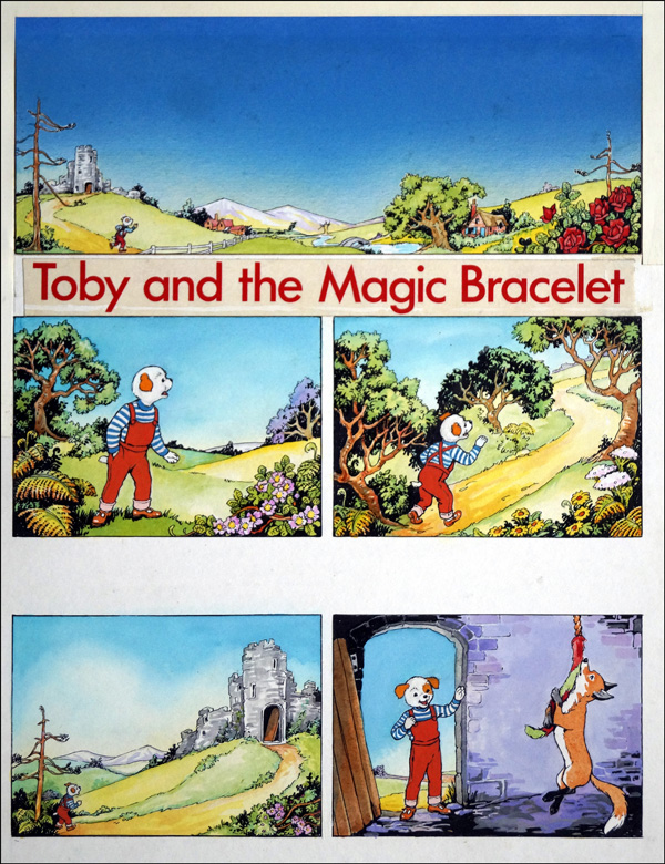 Toby and the Magic Bracelet (COMPLETE 7 PAGE STORY) (Originals) by Doris White at The Illustration Art Gallery