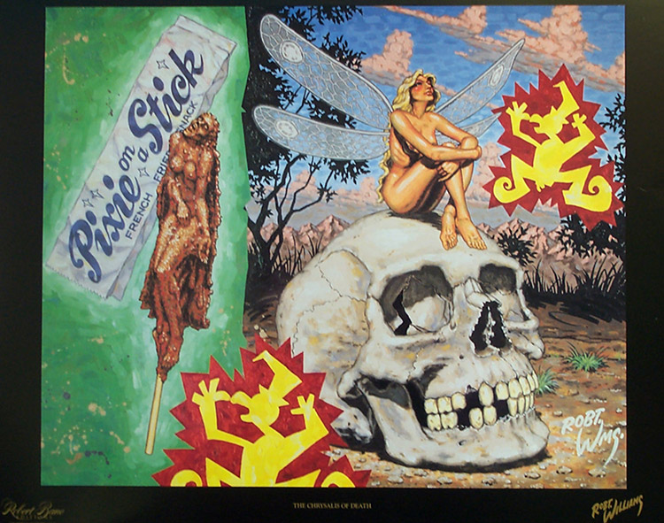 The Chrysalis of Death (Limited Edition Print) by Robert Williams Art at The Illustration Art Gallery