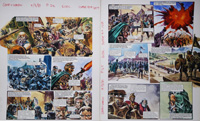 Rival Zolts from 'The War of The Zolts' (TWO pages) (Originals) (Signed)