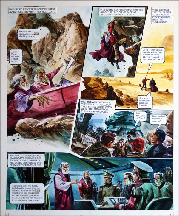 Trigan Empire: Casino (TWO pages) (Originals) by The Trigan Empire (Gerry Wood) at The Illustration Art Gallery