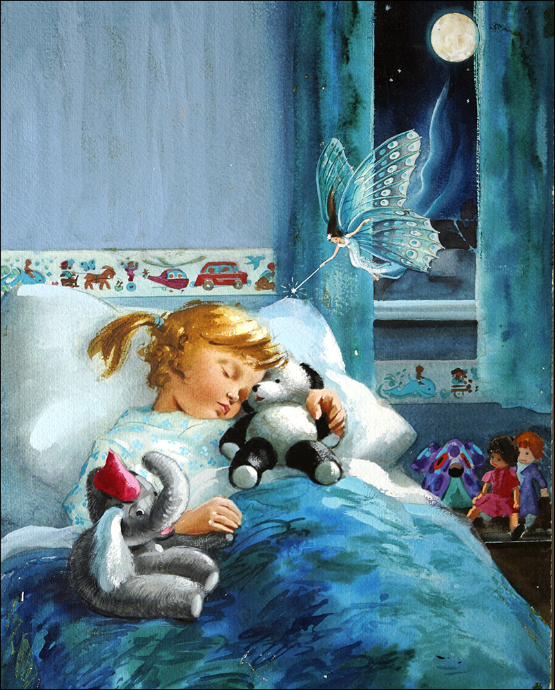 Sweet Dreams (Original) art by John Worsley Art at The Illustration Art Gallery