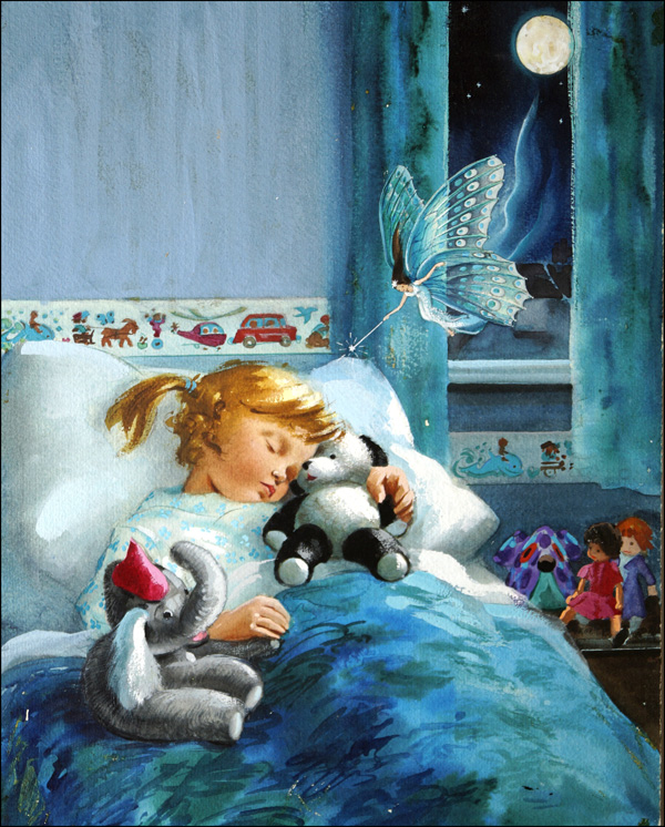 Sweet Dreams (Original) by John Worsley Art at The Illustration Art Gallery
