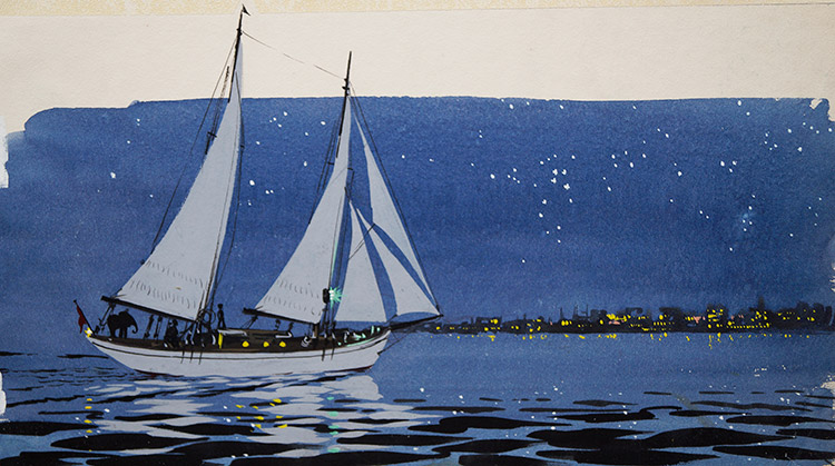 Coast Huggers (Original) by John Worsley Art at The Illustration Art Gallery